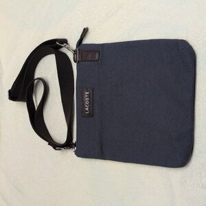 Lacoste Crossbody Canvas Bag